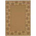 thumbnail image 1 of HomeRoots 507631 8 x 11 ft. Stain Resistant Indoor & Outdoor Area Rug, Beige, 1 of 6