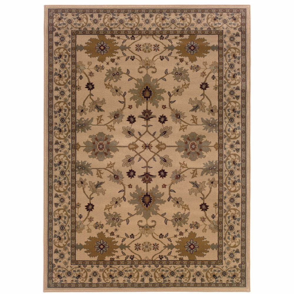 5 x 7 ft. Blue Oriental Power Loom Distressed Washable Rectangle Area Rug -  Blue - 5 x 7 ft. - Walmart.com