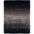 thumbnail image 1 of HomeRoots 511019 5 x 8 ft. Black & Gray Shag Hand Tufted Handmade Rectangle Area Rug, 1 of 5