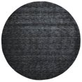thumbnail image 1 of HomeRoots 511048 10 ft. Black Wool Hand Woven Stain Resistant Round Area Rug, 1 of 5