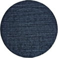 thumbnail image 1 of HomeRoots 511056 10 ft. Blue Wool Hand Woven Stain Resistant Round Area Rug, 1 of 5