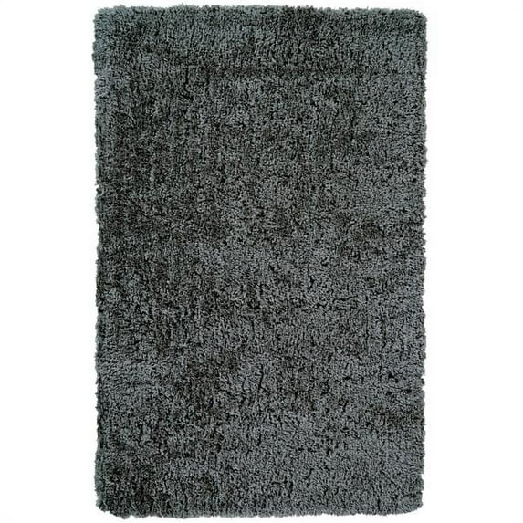 HomeRoots 511123 4 x 6 ft. Gray Shag Hand Tufted Handmade Stain Resistant Rectangle Area Rug