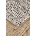 thumbnail image 1 of HomeRoots 511412 2 x 3 ft. Ivory Gray & Black Wool Plaid Hand Woven Stain Resistant Rectangle Area Rug, 1 of 7