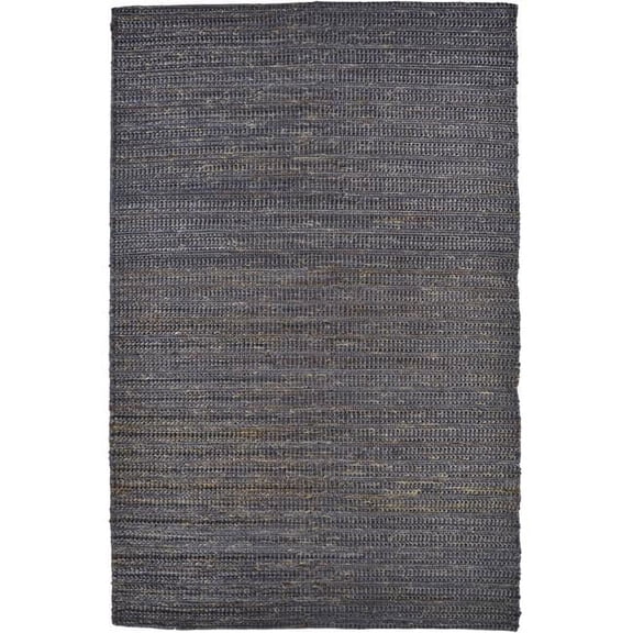 HomeRoots 511429 2 x 3 ft. Brown Blue & Taupe Hand Woven Rectangle Area Rug