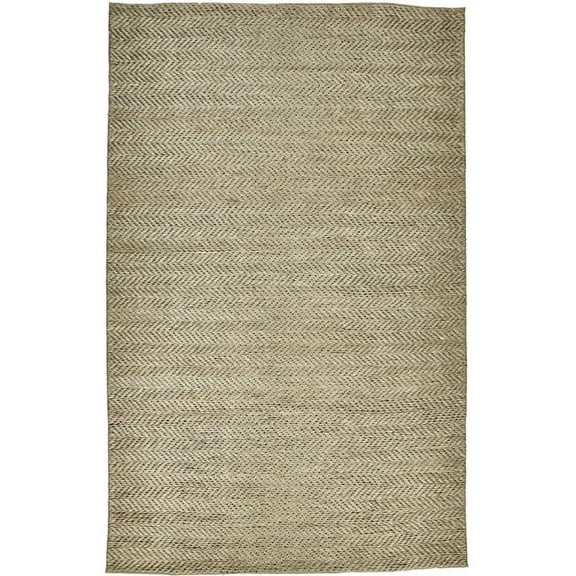 HomeRoots 511432 8 x 11 ft. Tan & Gray Hand Woven Rectangle Area Rug