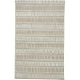thumbnail image 1 of HomeRoots 511458 9 x 13 ft. Tan Gray & Silver Striped Hand Woven Rectangle Area Rug, 1 of 5