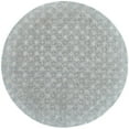 thumbnail image 1 of HomeRoots 511597 10 ft. Blue Silver & Gray Wool Abstract Hand Tufted Handmade Round Area Rug, 1 of 4