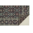 thumbnail image 1 of HomeRoots 511639 9 x 12 ft. Blue Green & Red Wool Floral Hand Knotted Distressed Stain Resistant Rectangle Area Rug with Fringe, 1 of 5