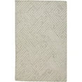 thumbnail image 1 of HomeRoots 511862 4 x 6 ft. Tan & Ivory Wool Geometric Hand Tufted Handmade Stain Resistant Rectangle Area Rug, 1 of 4