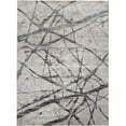 thumbnail image 1 of HomeRoots 512103 10 x 14 ft. Taupe Gray & Ivory Abstract Stain Resistant Rectangle Area Rug, 1 of 5