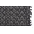 thumbnail image 1 of HomeRoots 512358 2 x 3 ft. Black & Gray Wool Geometric Hand Woven Rectangle Area Rug with Fringe, 1 of 5