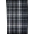 thumbnail image 1 of HomeRoots 512399 4 x 6 ft. Black Gray & White Abstract Hand Woven Stain Resistant Rectangle Area Rug, 1 of 5