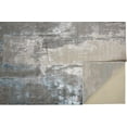 thumbnail image 1 of HomeRoots 513037 7 x 10 ft. Gray Ivory & Blue Abstract Stain Resistant Rectangle Area Rug, 1 of 5