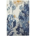 thumbnail image 1 of HomeRoots 513407 4 x 6 ft. Wool Floral Tufted Handmade Rectangle Area Rug, Blue, 1 of 5