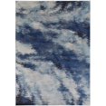 thumbnail image 1 of HomeRoots 513519 10 x 14 ft. Blue & Ivory Abstract Power Loom Stain Resistant Rectangle Area Rug, 1 of 5