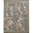 thumbnail image 1 of HomeRoots 513593 10 x 14 ft. Pink Blue & Taupe Abstract Hand Woven Rectangle Area Rug, 1 of 4