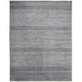 thumbnail image 1 of HomeRoots 513859 9 x 12 ft. Silver Wool Striped Hand Knotted Rectangle Area Rug, 1 of 8