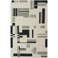thumbnail image 1 of HomeRoots 514404 10 x 14 ft. Ivory & Taupe Wool Abstract Hand Tufted Handmade Rectangle Area Rug, 1 of 5