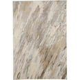 thumbnail image 1 of HomeRoots 514709 12 x 15 ft. Ivory Tan & Brown Abstract Rectangle Area Rug, 1 of 4