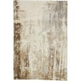 thumbnail image 1 of HomeRoots 514725 12 x 15 ft. Tan Ivory & Gray Abstract Rectangle Area Rug, 1 of 1