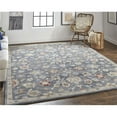 thumbnail image 1 of HomeRoots 514807 9 x 12 ft. Gray Ivory & Red Wool Floral Hand Tufted Handmade Stain Resistant Rectangle Area Rug, 1 of 4