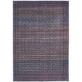thumbnail image 1 of HomeRoots 515216 2 x 3 ft. Blue Pink & Purple Floral Power Loom Rectangle Area Rug, 1 of 8