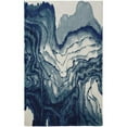 thumbnail image 1 of HomeRoots 515264 2 x 3 ft. Blue, Ivory & Green Area Rug, 1 of 8