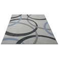 thumbnail image 1 of HomeRoots 515941 8 x 10 ft. Blue Geometric Rectangle Area Rug, 1 of 5
