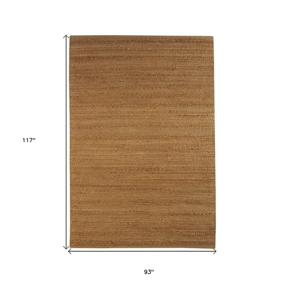 HomeRoots 516055 8 x 10 ft. Beige Hand Woven Non Skid Rectangle Area Rug