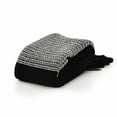 thumbnail image 1 of HomeRoots 516565 Woven Cotton Checkered Throw Blanket, Black & White, 1 of 5