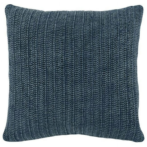 HomeRoots 522785 22 x 22 in. Linen Zippered Pillow, Blue
