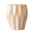 thumbnail image 1 of HomeRoots 523984 23 in. White Solid Wood Round End Table, 1 of 4