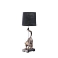 thumbnail image 1 of HomeRoots 524263 24 x 9 x 9 in. Dark Antiqued Gold Monkey Table Lamp with Black Drum Shade, 1 of 3