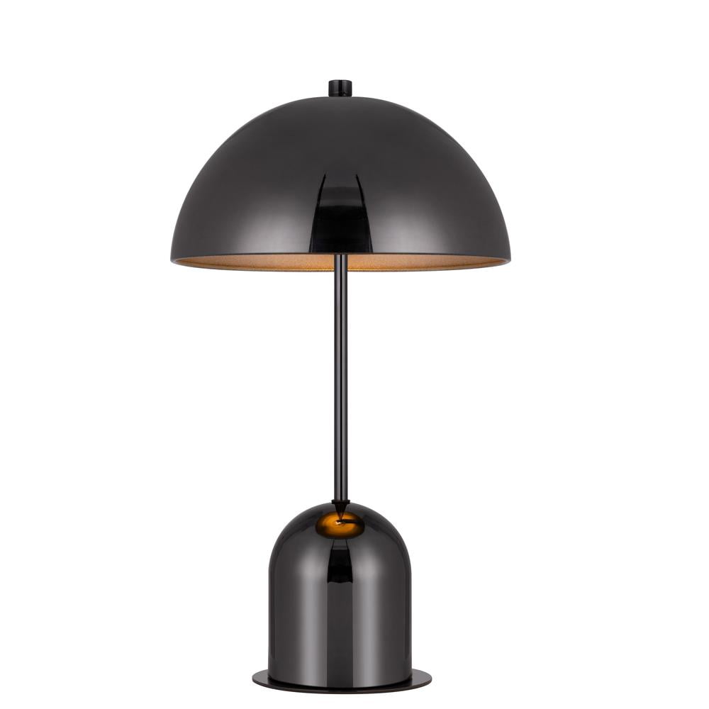 20'' Gunmetal Steel Desk Lamp with Dome Shade