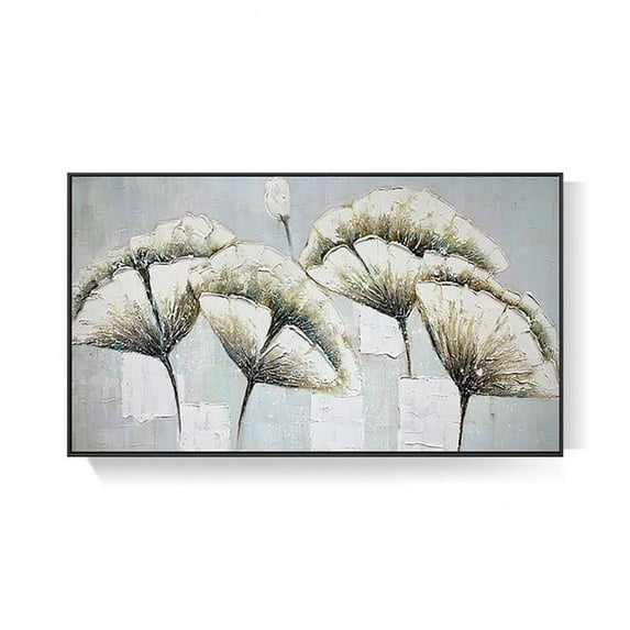 HomeRoots 530749 60 x 24 in. Fabric Airplane Wall Decor, Black & White