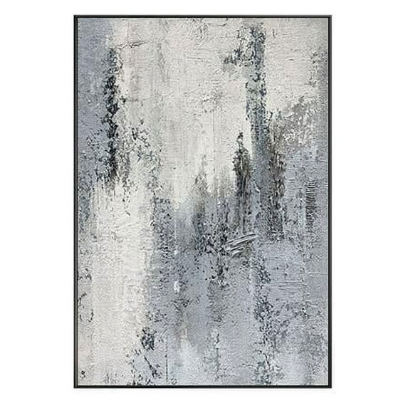 HomeRoots 530872 Black & White Fabric Airplane Wall Decor