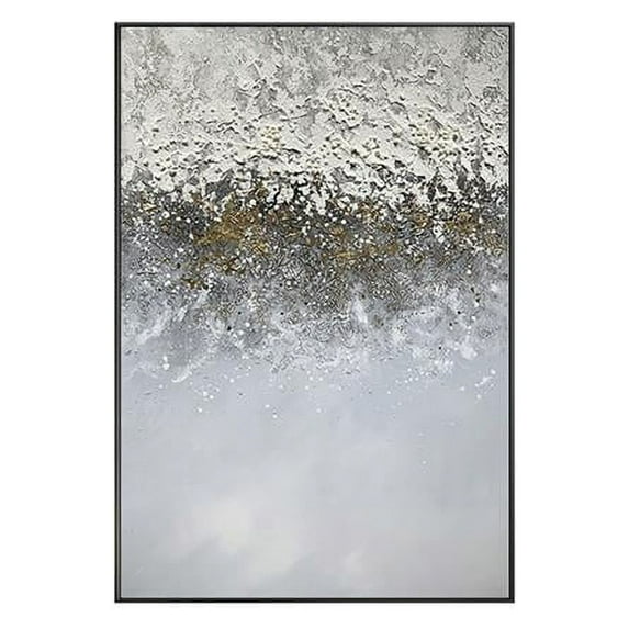 HomeRoots 530894 Black & White Fabric Airplane Wall Decor