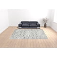 thumbnail image 1 of HomeRoots 531754 10 x 14 ft. Floral Power Loom Area Rug with Fringe, Light Gray, 1 of 5