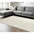 thumbnail image 1 of HomeRoots 532900 7 x 9 ft. Gray & Ivory Moroccan Washable Rectangle Area Rug, 1 of 1