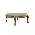 thumbnail image 1 of 54" Bone And Gold Patina Rectangular Coffee Table, 1 of 3