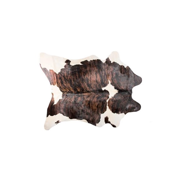 HomeRoots 544327 5 x 7 ft. Brown & White Cowhide Hand Knotted Novelty Area Rug