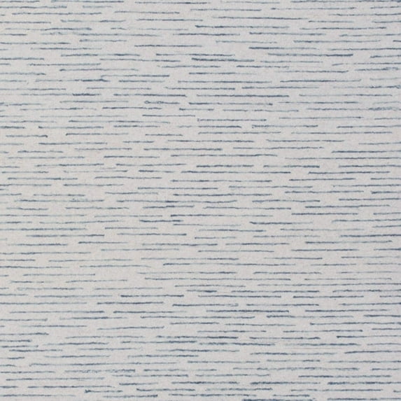 HomeRoots 550038 9 x 12 ft. Wool Striped Hand Tufted Area Rug - Ivory & Blue