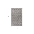 thumbnail image 1 of HomeRoots 553150 4 x 6 ft. Blue Geometric Distressed Rectangle Area Rug, 1 of 5