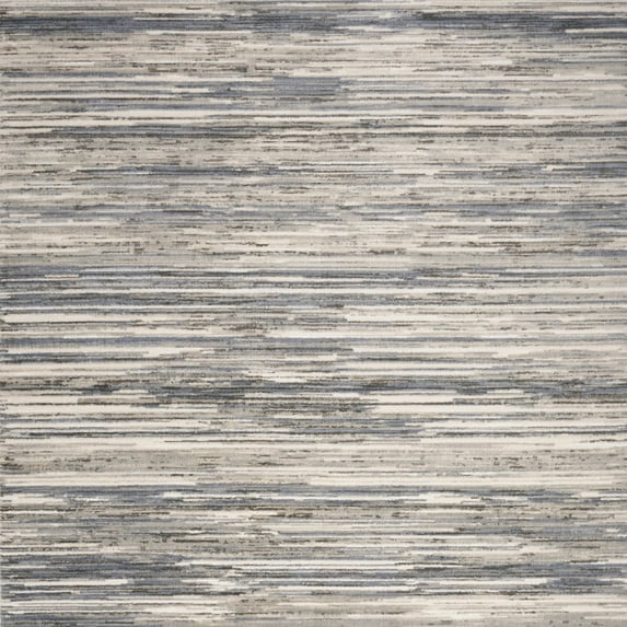 HomeRoots 553158 5 x 7 ft. Cream Abstract Distressed Rectangle Area Rug