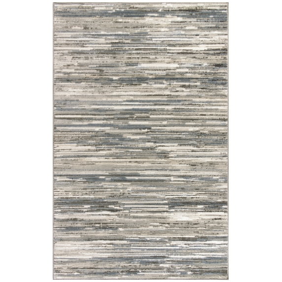 HomeRoots 553160 4 x 6 ft. Cream Abstract Distressed Rectangle Area Rug