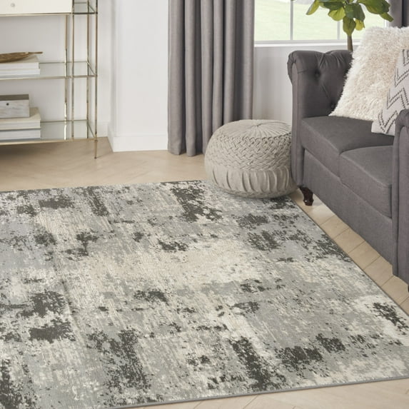 HomeRoots 553170 4 x 6 ft. Cream Abstract Rectangle Area Rug