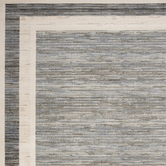 HomeRoots 553187 5 x 7 ft. Grey Geometric Rectangle Area Rug