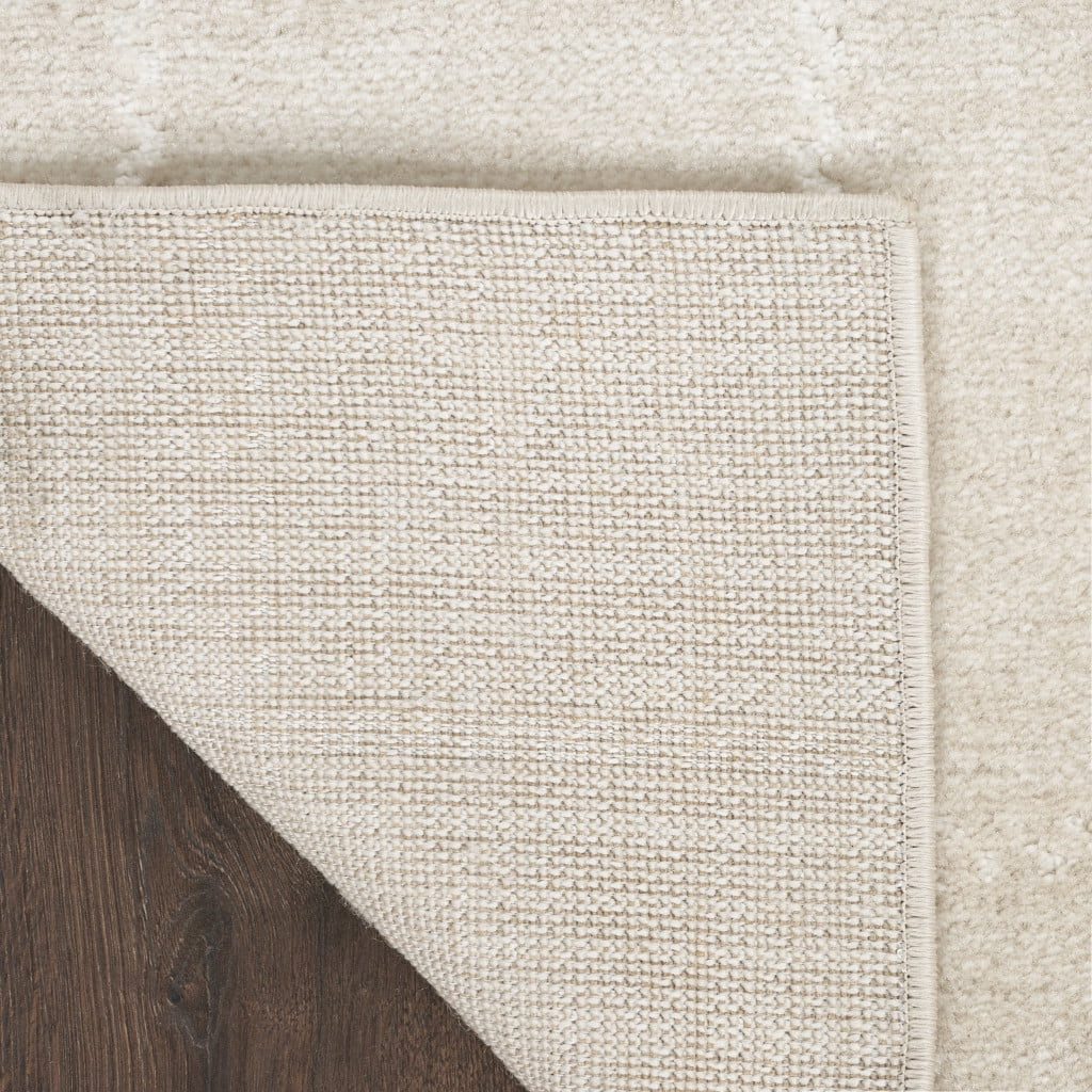 4x6 Rectangular Rug HomeRoots 553188 4 x 6 ft. Cream Geometric Rectangle Area Rug - Walmart.com