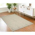 thumbnail image 1 of HomeRoots 553521 4 x 6 ft. Ivory & Gray Wool Chevron Rectangle Area Rug, 1 of 1