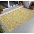 thumbnail image 1 of HomeRoots 560073 2 x 3 ft. Gold Geometric Washable Non Skid Indoor Outdoor Rectangle Machine Woven Area Rug, 1 of 1
